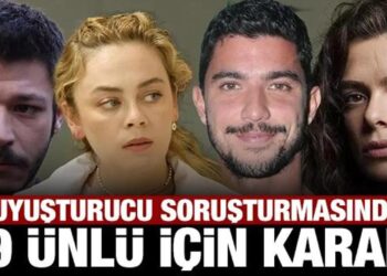 Uyuşturucu soruşturmasında gözaltına alınan 19 ünlü için karar!