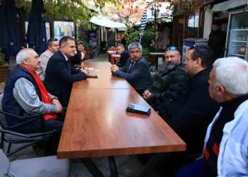 Muğla Valisi ve Rektör Esnaflarla Bir Araya Geldi