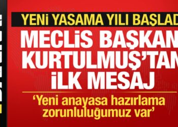 Yeni yasama yılı başladı! Meclis Başkanı Kurtulmuş ilk mesajı verdi