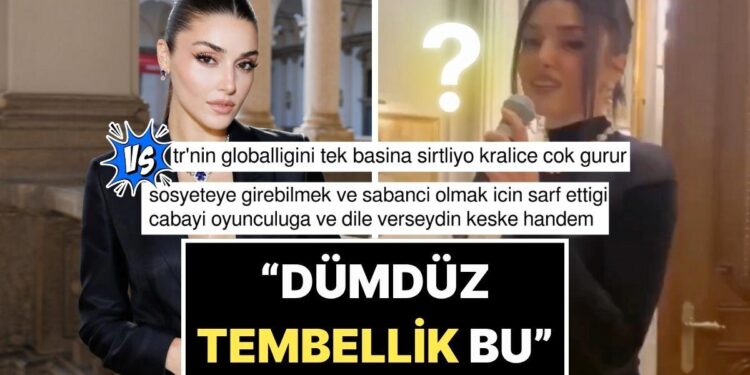 Yıllardır İngilizce Dersi Alan Hande Erçel’in İngilizcesi Sosyal Medyada Yine Tartışma Yarattı!