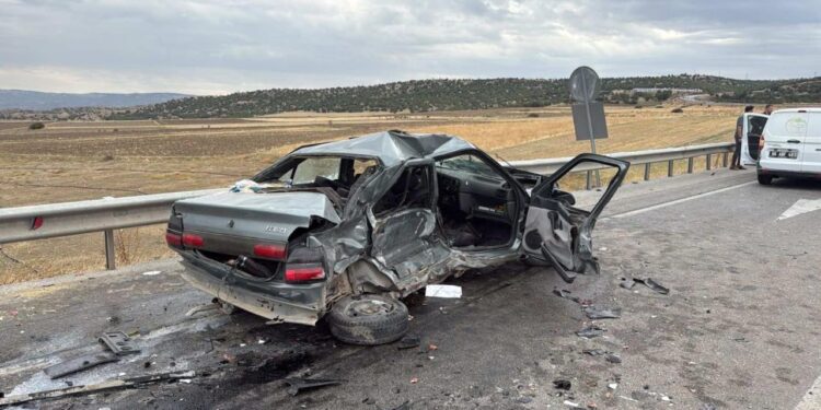 Yozgat’ta feci kaza! 1 kişi öldü, 3 kişi yaralandı