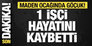 Zonguldak’ta maden ocağında göçük: 1 işçi hayatını kaybetti