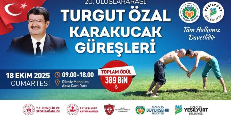 20. Uluslararası Turgut Özal Karakucak Güreşleri için hazırlıklar tamamlandı