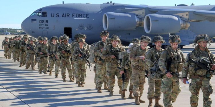 ABD askerleri İsrail’e inmeye başladı