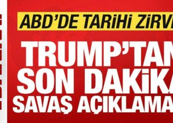 ABD’de tarihi zirve! Trump’tan son dakika savaş açıklaması