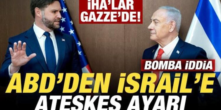 ABD’den, İsrail’e ateşkes ayarı! Bomba iddia: İHA’lar Gazze’de