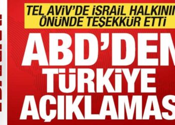 ABD’den son dakika Türkiye açıklaması! Tel Aviv’de kalabalığın önünde teşekkür etti