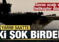 ABD’ye yarım saatte iki şok birden! Savaş uçağı ve helikopter düştü