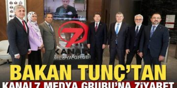 Adalet Bakanı Yılmaz Tunç’tan Kanal7 Medya Grubu’na ziyaret