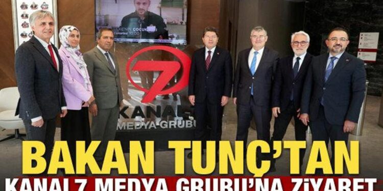 Adalet Bakanı Yılmaz Tunç’tan Kanal7 Medya Grubu’na ziyaret