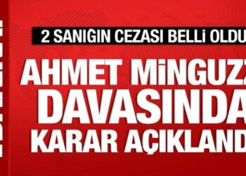 Ahmet Minguzzi davasında karar açıklandı
