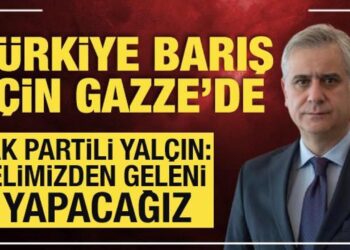 AK Parti Genel Başkan Yardımcısı Yalçın’dan Gazze mesajı