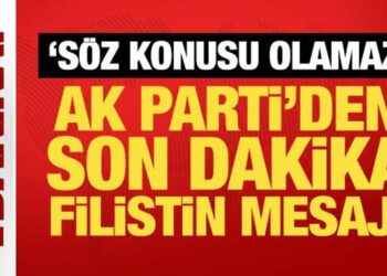 AK Parti MKYK toplantısı sonrası Ömer Çelik’ten önemli açıklamalar