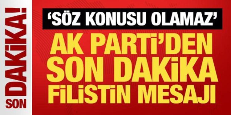 AK Parti MKYK toplantısı sonrası Ömer Çelik’ten önemli açıklamalar