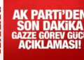 AK Parti’den son dakika Gazze Görev Gücü açıklaması!