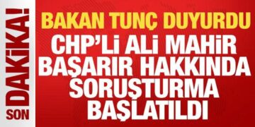 Ali Mahir Başarır hakkında “Cumhurbaşkanına hakaret” suçundan soruşturma başlatıldı
