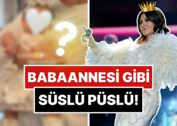 Babaannesi Gibi Süslü Püslü: Sibel Can’ın Torunu Lina’nın 40 Duasından İlk Kareler Geldi!