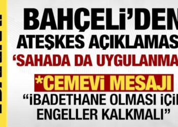 Bahçeli’den Gazze’deki ateşkese ilişkin açıklama: ‘Asıl mesele’ diyerek konuştu!