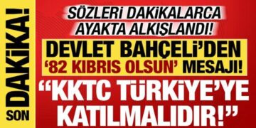 Bahçeli’den ‘KKTC Türkiye’ye katılmalıdır’ çağrısı: ’82 Kıbrıs olmalı’