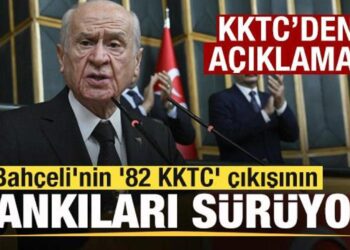Bahçeli’nin ’82 KKTC’ sözleri gündem oldu! KKTC’den açıklama geldi