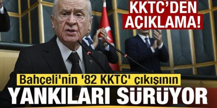 Bahçeli’nin ’82 KKTC’ sözleri gündem oldu! KKTC’den açıklama geldi