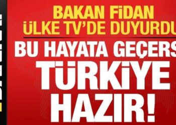 Bakan Fidan’dan son dakika açıklamalar! ‘Biz hazırız’ diyerek duyurdu
