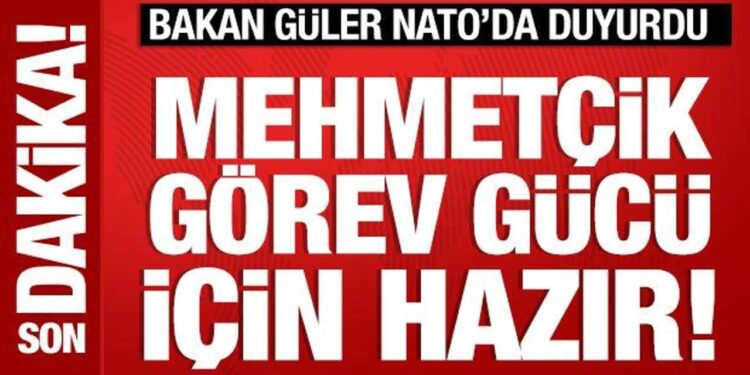 Bakan Güler, NATO’da duyurdu: TSK, Gazze için hazır!
