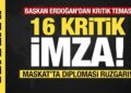 Başkan Erdoğan’dan kritik temas! Maskat’ta diplomasi rüzgarı! 16 imza atıldı!