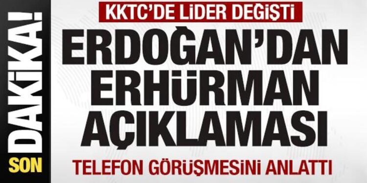 Başkan Erdoğan’dan Tufan Erhürman açıklaması! Telefon görüşmesini anlattı