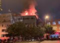 Beyoğlu’nda korkutan yangın!
