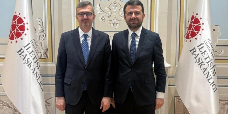 BİK Genel Müdürü Abdulkadir Çay’dan İletişim Başkanı Burhanettin Duran’a ziyaret