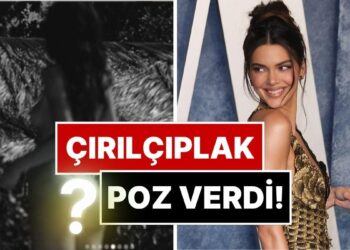 Bikinili Pozlarıyla Nefes Kesen Model Kendall Jenner Bu Sefer Çırılçıplak Poz Verdi!