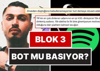 Blok3 Bot mu Basıyor? Spotify Türkiye’de En Çok Dinlenen Sanatçı Olan Blok3 Tartışma Yarattı!