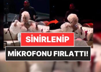 Bülent Ersoy Kayseri Konserinde Bir Anda Celallendi, Mikrofon Standını Yere Fırlattı!