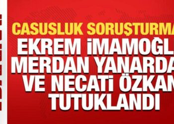 Casusluk soruşturmasında Ekrem İmamoğlu, Yanardağ ve Özkan hakkında tutuklama kararı