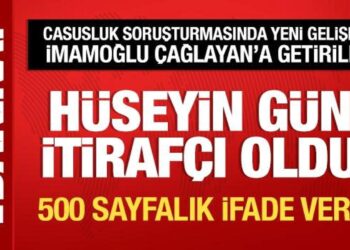 Casusluk soruşturmasında Hüseyin Gün itirafçı oldu!