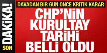 CHP 39. Olağan Kurultay tarihi belli oldu