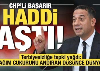 CHP’li Başarır’ın sözlerine tepkiler çığ gibi: ‘Türk siyasetini zehirlemeye çalışıyor’
