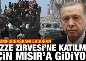 Cumhurbaşkanı Erdoğan, Gazze Zirvesi için Mısır’a gidiyor