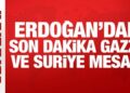 Cumhurbaşkanı Erdoğan Kuveyt’te: Çok önemli Gazze ve Suriye mesajı