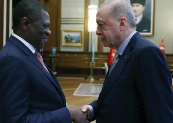 Cumhurbaşkanı Erdoğan, Paul Mashatile’yi kabul etti!