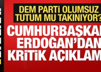 Cumhurbaşkanı Erdoğan’dan DEM Parti açıklaması: Düşünmek istemiyorum!
