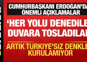 Cumhurbaşkanı Erdoğan’dan önemli açıklamalar