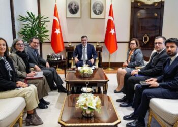 Cumhurbaşkanı Yardımcısı Yılmaz, Manuel Castro Almeida’yı kabul etti