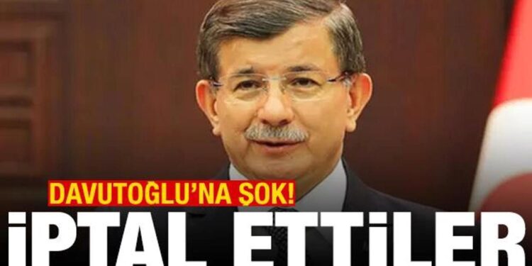 Davutoğlu’nu şoka uğratan gelişme: İptal ettik, gelme