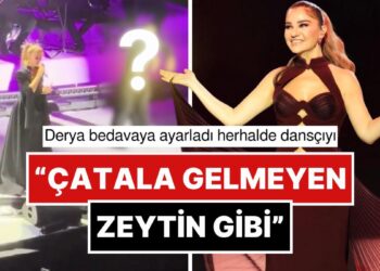 Derya Bedavacı’nın Arkasında Kendini Kaybetmiş Gibi Abartılı Hareketler Yapan Dansçı Alay Konusu Oldu!
