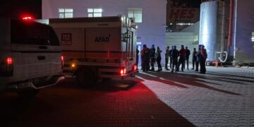 Deterjan fabrikasında kimyasal sızıntı alarmı