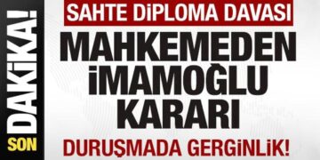 Diploma davası! Ekrem İmamoğlu hakim karşısına çıktı! Mahkemeden son dakika kararı