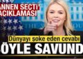 Dünyada gündeme oturdu! Beyaz Saray Sözcüsü Karoline Leavitt’ten ‘Annen seçti’ açıklaması