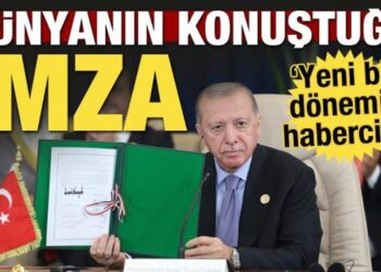 Dünyanın konuştuğu imza! “Erdoğan’ın imzası yeni bir dönemin habercisi”